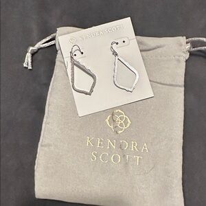 Kendra Scott Silver Geometric Earrings